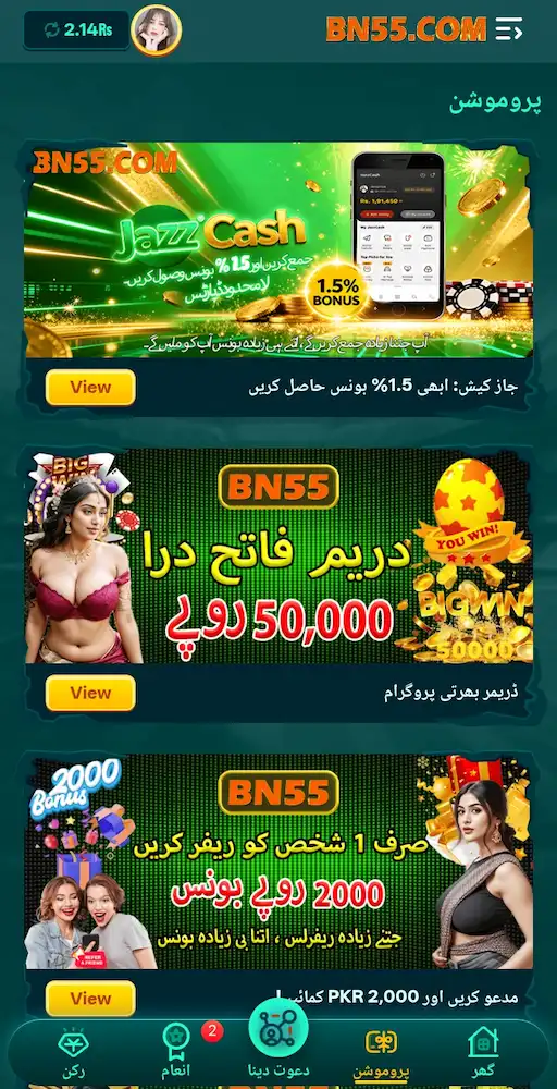BN55 Game Bonus
