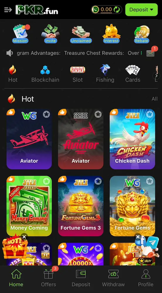 PKRFUN Game Home