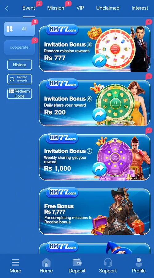 HM77 Game Bonus