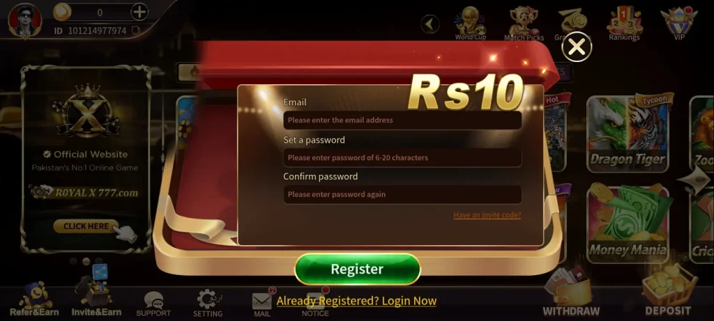 Royal x777 Game offers a complete and enjoyable online casino experience that combines fun, rewards, and convenience. 