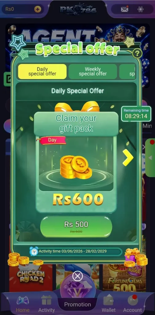  PK786 Game is a great and efficient opportunity to play games and make some extra money along the way. 