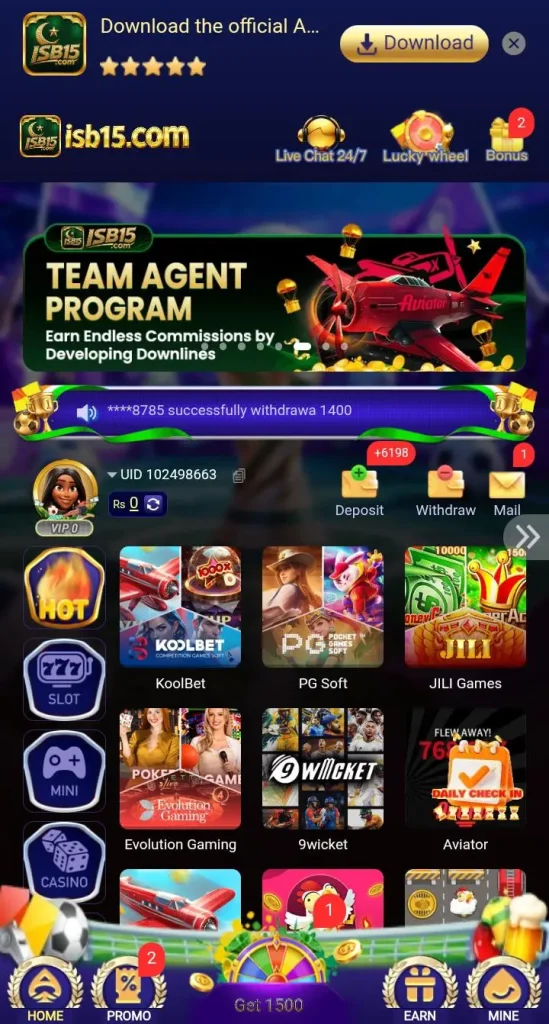 The ISB15 Game is opening new avenues for fun and profit in Pakistan. It has a strong characteristic and ease to be enjoyed by anyone.