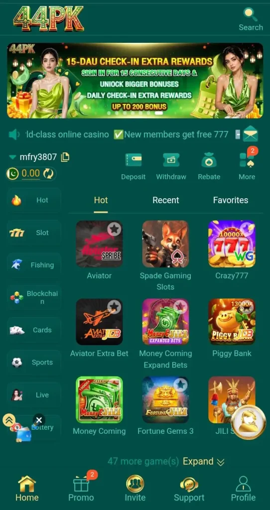 44PK Game is an interesting web site specifically tailored for Pakistan citizens that are seeking entertainment and actual money. 