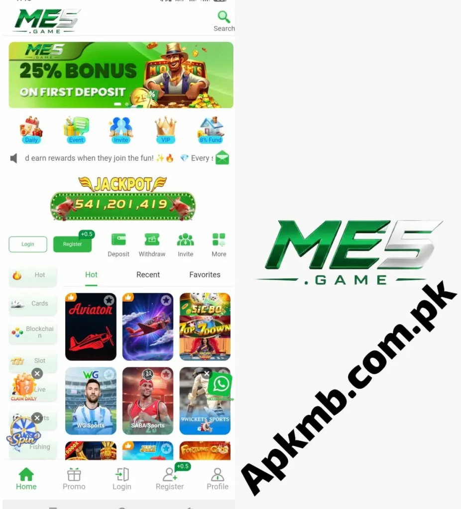 For Pakistanis, ME5 Game is an ideal option for enjoying games and making some real money as well. It's unique in having reliable features and ease of use. 